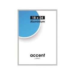 21 x 29,7 cm (A4)  Nielsen Fotoramme Accent i Aluminium - Mat Silver
