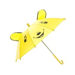 Paraply Med Glad Ansigt Til Børn Ø 50 cm Gul