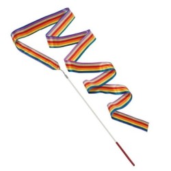 Gymnastik Vimpel Med Regnbue Farver 2 Meter